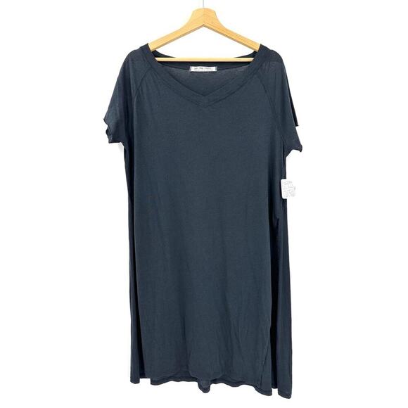 NEW Free People Oversized Side Slit Tunic T-Shirt Tee Sz XS - Picture 1 of 6